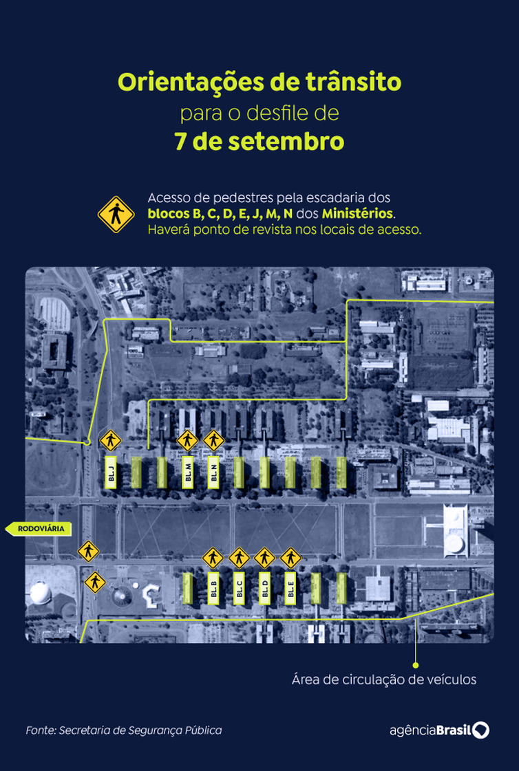 arte mapa Esplanada dos Ministérios 